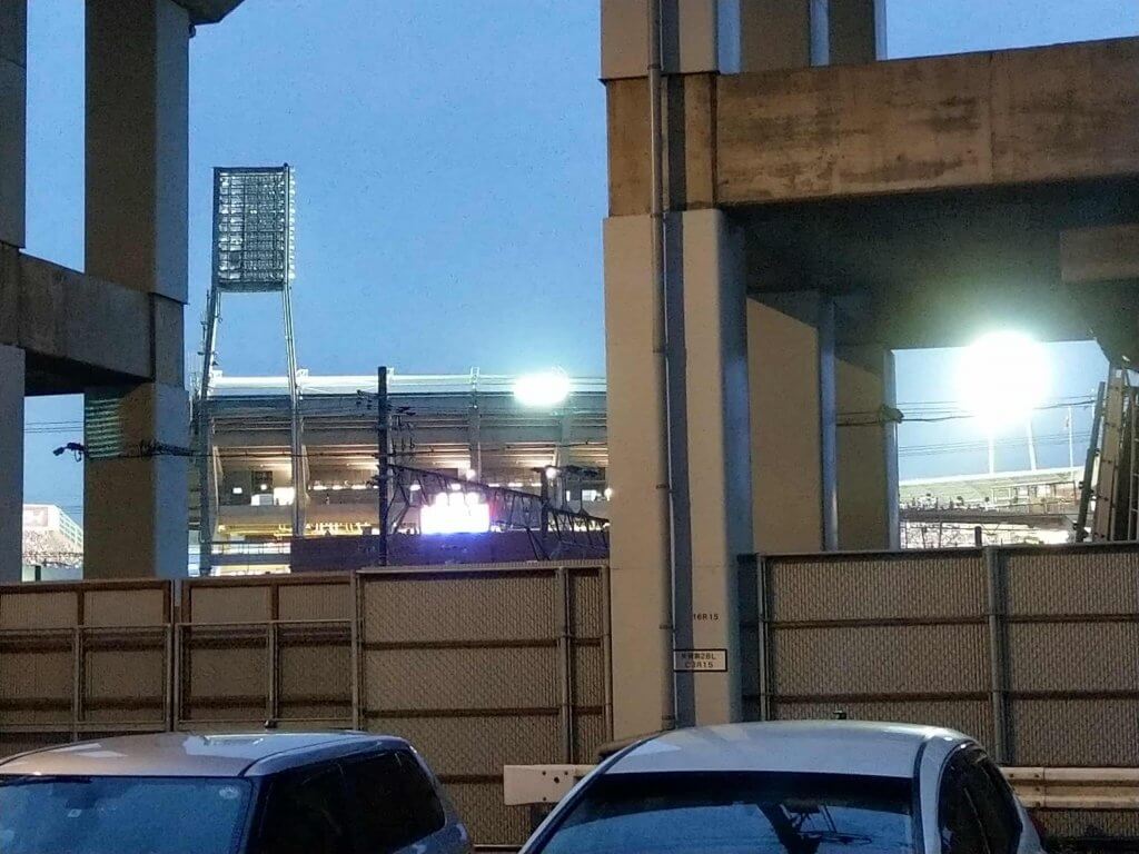 マツダスタジアムの灯り
